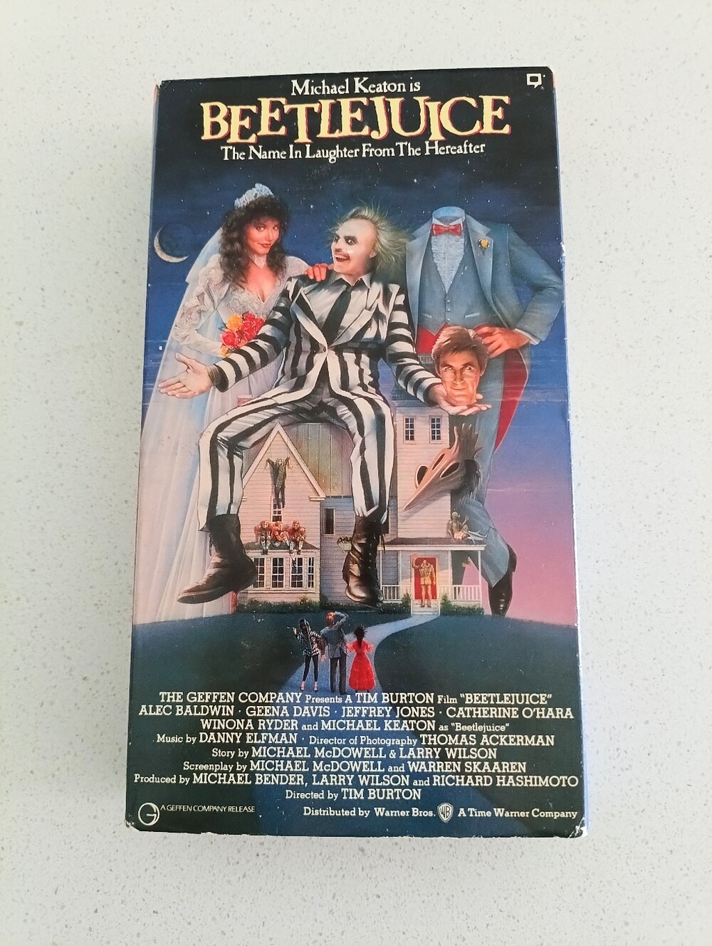 VTG 1988 Beetlejuice VHS Warner Home Video Michael Keaton Tim Burton Classic